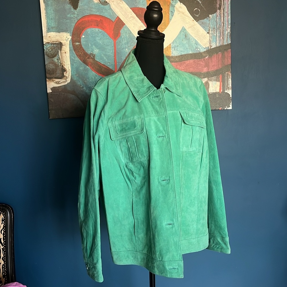 Dennis Basso Suede Jacket